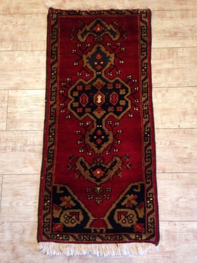 画像2: NO216 ヤストゥク 手織り絨毯 厚めのマットタイプ