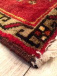 画像4: NO216 ヤストゥク 手織り絨毯 厚めのマットタイプ (4)
