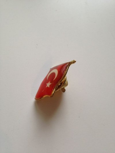 画像2: トルコ国旗 ピンバッチ