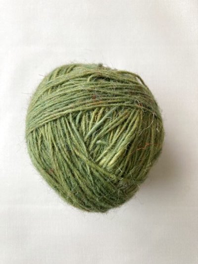 画像1: 羊毛 手紡ぎ糸 100g単位