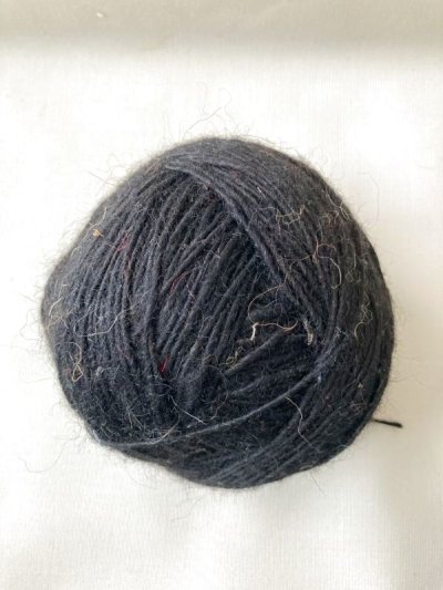 画像1: 羊毛 手紡ぎ糸 50g