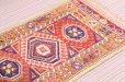画像2: NO1220 手織り トルコ絨毯 アンティーク (2)