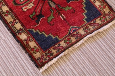 画像2: NO1196 手織り トルコ絨毯 ウール&カシミヤ