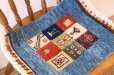 画像1: オーダー商品◇手織りトルコ絨毯 : 座布団サイズ NO28917 (1)