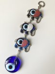 画像1: ナザールボンジュウ&ぞう 3連 オーナメント (1)