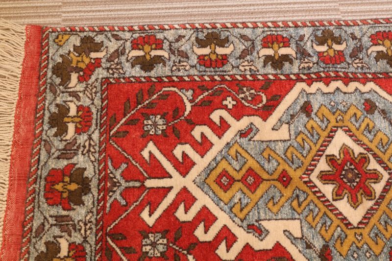 USED Vintage 70s ヴィンテージ トルコ ラグ トルコ絨毯 手織り-