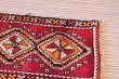 画像5: NO593 手織り トルコ絨毯 ウール&カシミヤ (5)